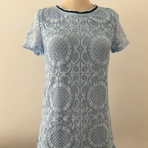 NEW Q2 top blouse light blue size S